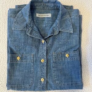 Outerknown Chambray Utility Shirt, Size XS